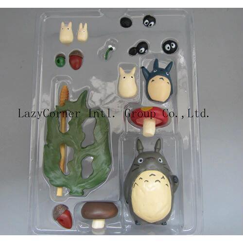 Free Shipping Anime Figure Totoro PVC Figure Model Toy Set with Original Box Best Gift for Kids