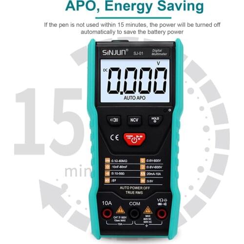 Digital Multimeter Automatic Scan Tester for DC/AC Voltage Current Capacitance Resistance NCV Diode On-off Multimeter Tester