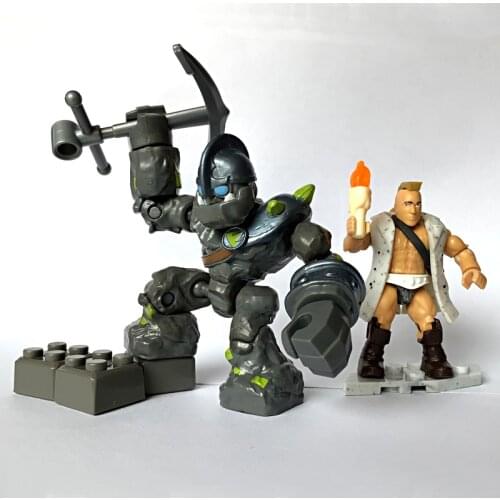 Mega Bloks Construx Halo Spartan Call of Duty Urabn Soldier Action Figure Building Blocks Collectors Edition Construction Toy