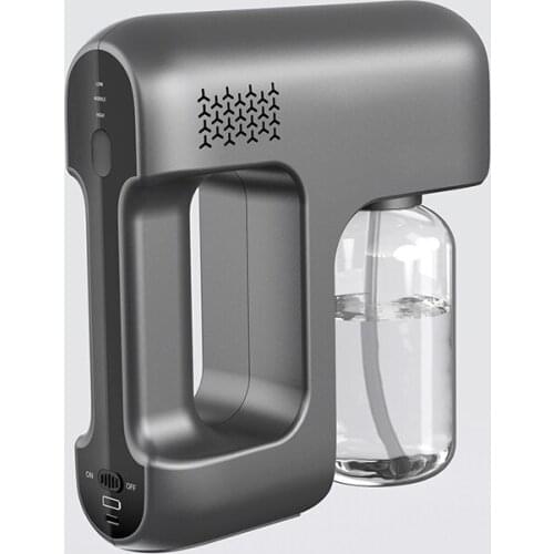 12V Smoke Machine Stage Fogger 400mL Nano Disinfection Steam Gun Water Mist Sprayer For Car Indoor Home DJ Disco Music KTV