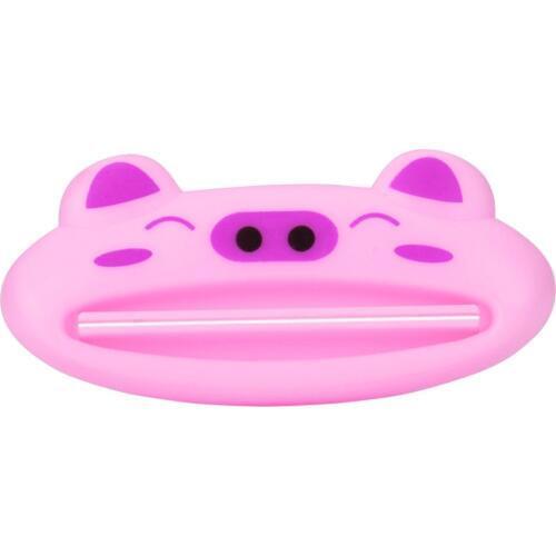 HOT Bathroom Home Tube Rolling Holder Squeezer Easy Cartoon Toothpaste Dispenser Cute Animal squeezer Dispenser C301023