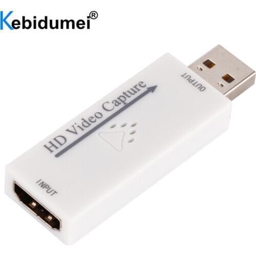 Capture Card Live Stream USB 2.0 To HDMI-compatible Game 1080P Video OBS Capture USB 2.0 Grabber Recorder Box For PS4 Broadcast