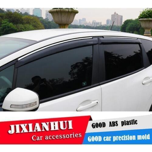 For Honda Jade Window Visor For Honda Jade 2016-2017 Vent Shades Sun Rain Deflector Guard 4PCS/SET Car Styling