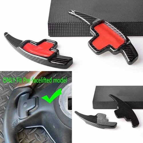 Carbon Fiber Car Steering Wheel Shift Paddles for Mercedes Benz W176 W246 W204 W212 A B C E CLA CLS M GL Class GLK SLK