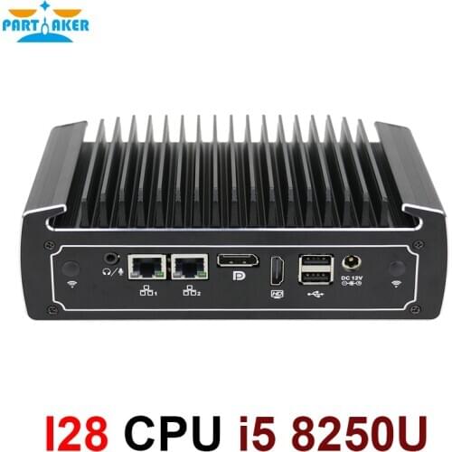 Partaker Mini PC Intel Quad-core i5 8250u processor 64 bit win10 thin client computer with DDR4 SODIMM ram slot