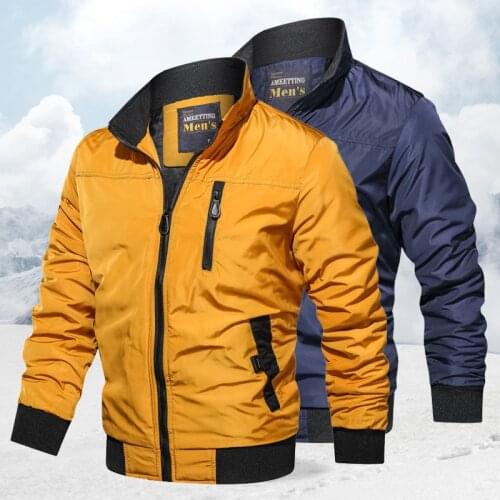 Men Military Training Jacket 2021 Mens Autumn Winter Fashion Windbreaker Bomber Jacket Coat Male Army Pilot Cargo Flight Outwear