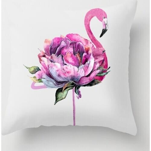 Mylb 45*45cm Square Decorative Throw Pillow Case Geometric Striped Print Flower Pillowcase For Home