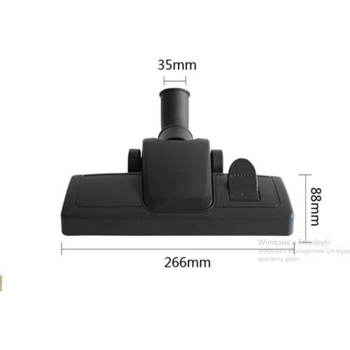 Yeni evrensel 35mm iç çaplı elektrikli süpürge fırçaları aksesuar dayanıklı fırça kafa aracı değiştirme zemin halısı