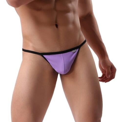 New Mens G String Sexy Swim Trunks Thong Swimwear Men Swimming Bikini Underwear hombre Beach Strings Swimsuits Bathing Suit