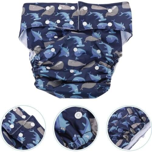 1Pc Simple Diaper Breathable Adult Nappy Washable Menstrual Pants for The Old