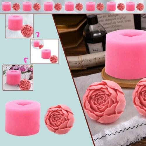 Rose Mold 3d Three-dimensional Baking Mold Candle Diy Mold Diy Candle Ornament Home Decoration Accessories Декор Дома Free Ship