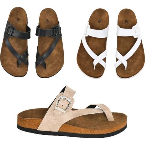 Orthopedic Women And Men Black Sandals New Summer Shoes Women Plus Heels Sandals Casual Platform Shoes Cork Sole