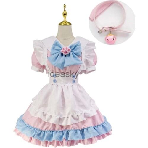 Maid costumes women cosplay lolita pink purple french anime beer adult naughty halloween sissy maid dress cosplay sexy japanese