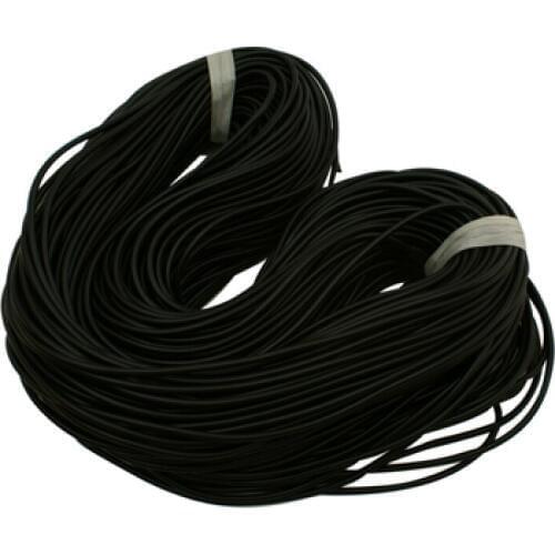 2000g 2/3/4/5mm Black Synthetic Rubber Cords Rubber Rope for jewelry making Bracelet Necklace Accessories Wholesale F70