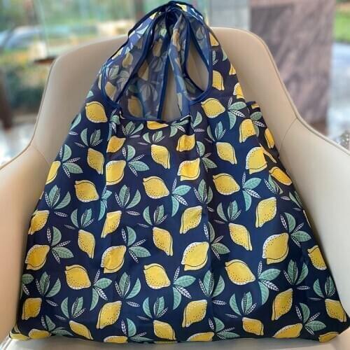 Foldable shopping bag Oxford cloth handbag environmental bag large reusable womens Handbag Shopper college umbrella