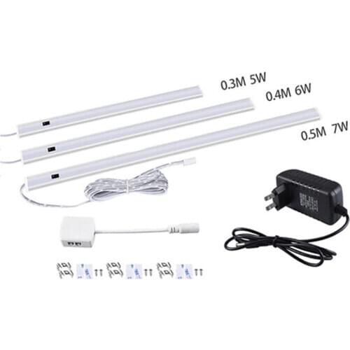 Led hand sweep induction cabinet light aluminum led light bar wardrobe light infrared induction led hard light bar
