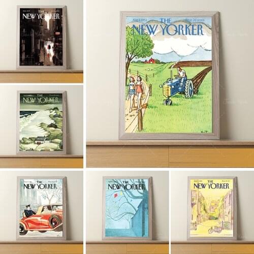 The New Yorker 2020 January 6 Magazine Cover Print Poster Wall Art Picture Canvas Painting For Living Room Home Decor
