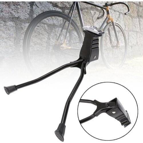 MTB Bicycle Double Leg Kickstand Foldable Adjustable Center Mount Mount Bicycle Stand Fits 26" and Above Dropshipping