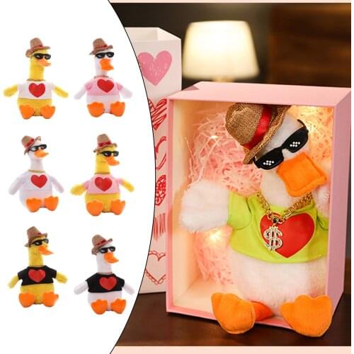 Funny Dancing Duck Plush Toys Learn to Speak Duck Doll Toys with 200 Songs Kids Birthday Gift