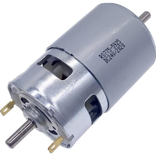 1PCS 775 DC Motor DC 12V-24V Double ball bearing Large Torque High Power Low Noise Hot Sale Electronic Component Motor