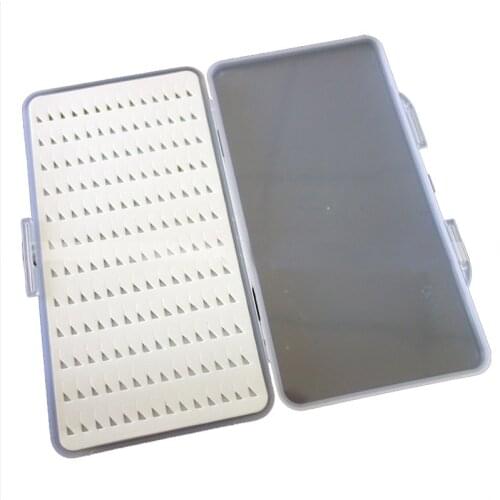 1pc Transparent Fly Fishing Box With Foam Portable Flying Fishhook Case Lures Baits Tackle Storage Case Lake Fishing Accessories