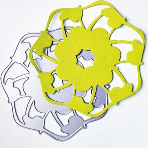 10.2x10.1cm pattern darts Cutting dies metal crafts paper die-cutting /DIY embossing Easter and New Year Scrapbooking