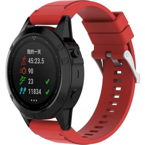 20MM Soft Silicone Rubber Strap Band Replacement for Garmin Fenix 5S /Fenix5S plus Smart Sport Watch Bracelet Unisex Strap Band