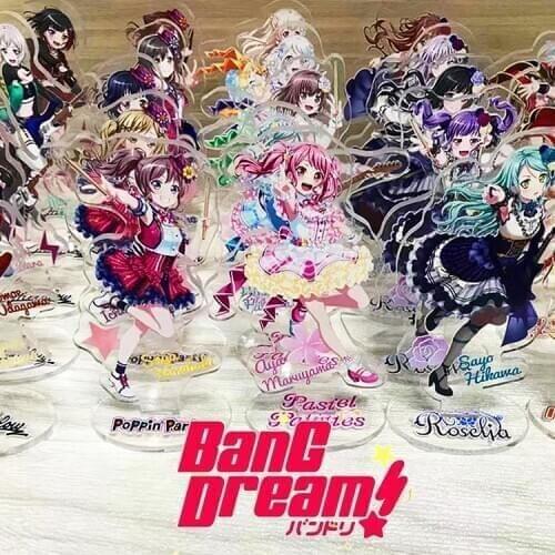 Anime BanG Dream! Hanazono Tae Cosplay Stand Figure Acrylic Model Plate Cartoon Desk Decor Pendant Stand Figure Xmas Gifts