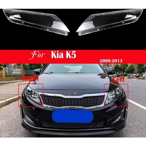 Car Headlamp Lens For Kia K5 2009 2010 2011 2012 2013 Replacement Auto Shell Cover Transparent Lampshade Bright Lamp Shade Caps
