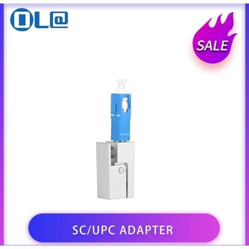 Free Shipping SC/UPC Fiber Optic Adapter Square Type Bare Fiber Adapter SC/UPC Square