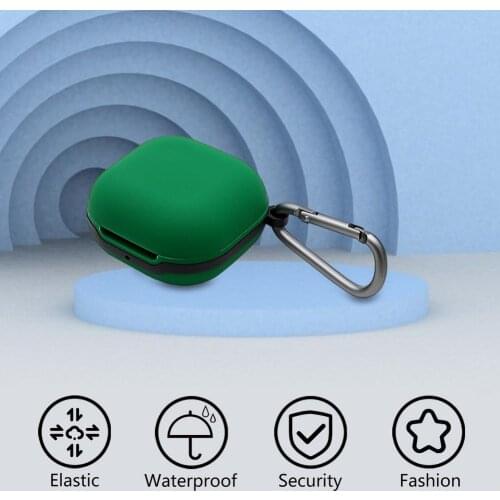 Earphones Case Silicone Protective Cover Shell Anti-fall Earphone Case For Galaxy Buds2 TWS Wireless Bluetooth-compatible