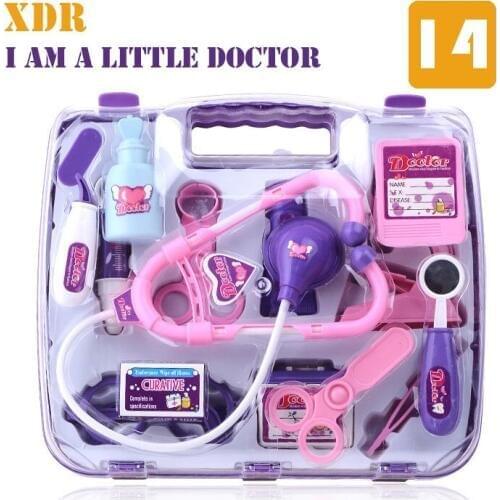 Children Play House Toys Boy And Girl Doctor Cosplay Toy For Children Doctor Set Simulation Medical Tool Set Tool Box girl Gift
