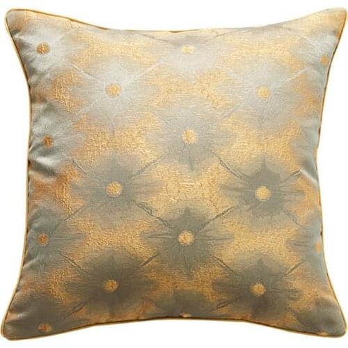 Sofa Pillowcase 45*45cm Silk 3d Flower Pattern Print Cushion Cover
