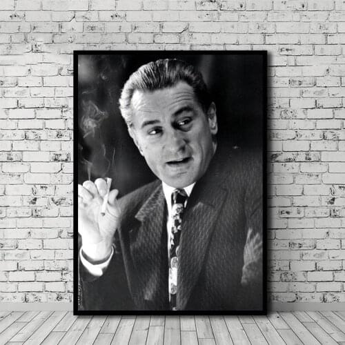 Home Decor Robert De Niro Talk Retro Poster Wall Art Canvas Prints Gift Painting Pictures For Living Room Modular No Framework