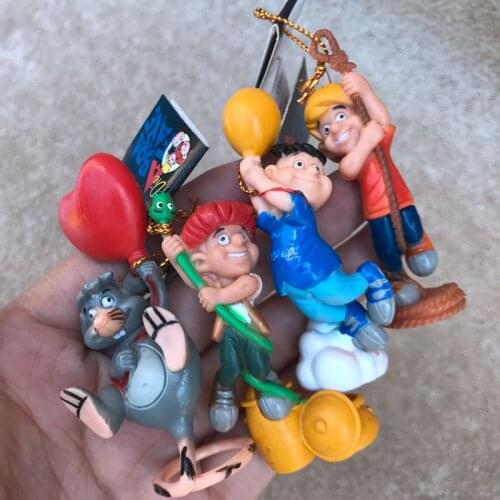 Pvc figure Di Abrafaxe - UnterschwarzerFlagge model toy 4pcs/setMOSAIKcartoon