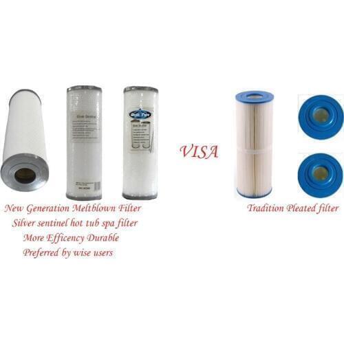 Silver Sentinel spa filter filters 33,5 cm x 12,5 cm pasvorm Arctic spa Nederland Frankrijk Spanje spa filter vervanging