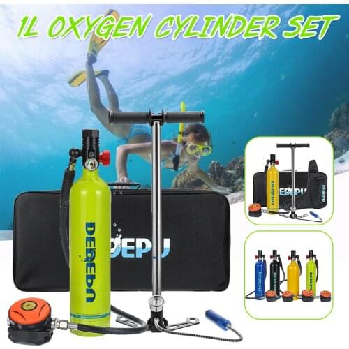 Mini Oxygen Bottle Tanks Scuba Oxygen Cylinder Diving System Underwater Breathing Swimming Equipment Air Tank