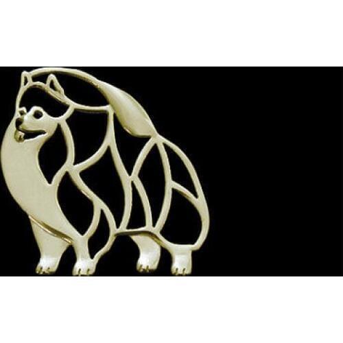 New Design Classic Animal American Akita Dog Broche Gold Silver Color Designer Brooch For Men Overwatch Gift For Friend Father