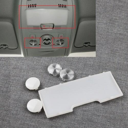 For Audi A4 A5 Q5 2009-2016 8K0947105C Dome Reading Light Lamp Switch Lampshade Long Plate Lamp Small Round Lamp