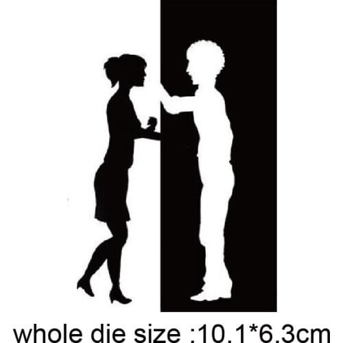 Metal cutting dies girl and boy cut die mold decoration Scrapbook paper craft knife mould blade punch stencils dies