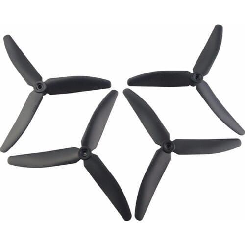 Upgrade RC accessories 4PCS 3-leaf Blades for Hubsan X4 H502S H502E H502T H507A H216A Airplane-Black