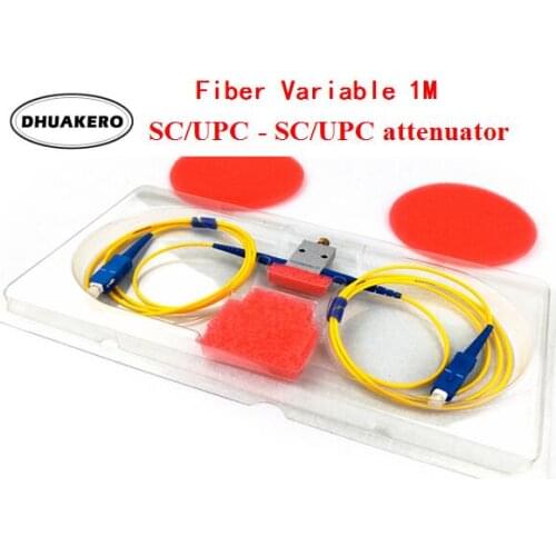 Free shipping AB246 VOA SC/UPC Fiber optical 0~60DB in-line 1m Variable Attenuator