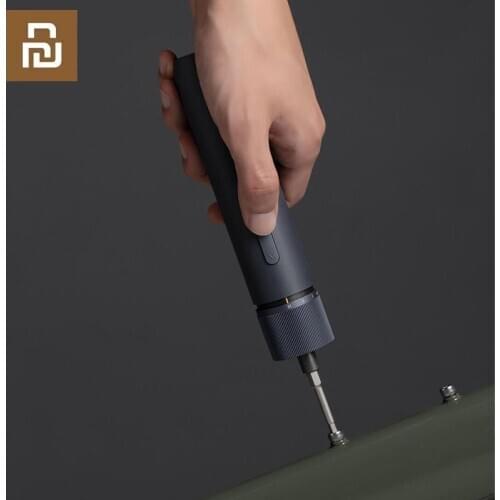 Youpin HOTO Electric Screwdriver Rechargeable Power Screw Driver Kit For DIY Tools Kit With LED Light 12Pcs 50mm S2 Screw Bits