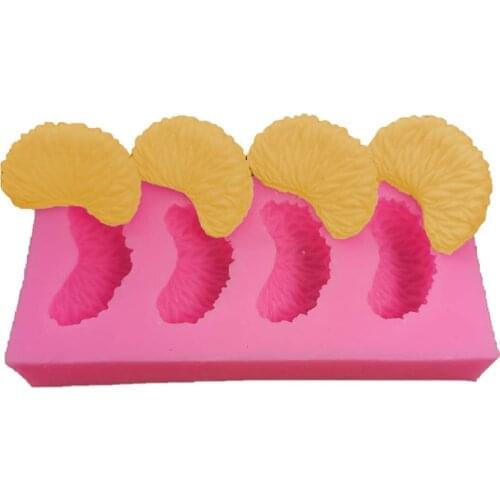 3D Orange Petal Silicone Molds Cake Chocolate Cake Decorating Mold for Soap Candle Making Dessert Baking Mould Aromatherapy