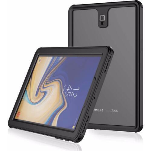 For Samsung Galaxy Tab S4 Waterproof Case with Built-in Screen Full-Body Rugged Protective Case for Galaxy Tab S4 10.5 inch