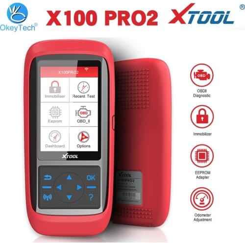 XTOOL X100 Pro2 Auto OBD2 Key Programmer Car Code Scanner Diagnostic Tool Adapter Support Mileage Adjustment X100PRO Car Code