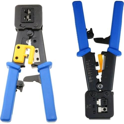 1PC RJ45 Crimper Hand Network Tools Pliers RJ12 Cat5 Cat6 8p8c Cable Stripper Pressing Clamp Tongs Clip Multi Function