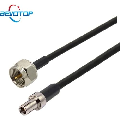 10pcs/lot F Male to TS9 Male Straight Plug RG174 Pigtail 3G Modem Antenna Extension Cable RF Coaxial Jumper Cord 15CM 30CM