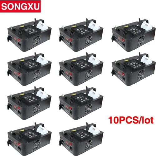1500w RGB 3in1 Fog Machine DMX LED Pyro Vertical Fogger Smoke Machine Stage Special Effect Machine 10pcs/lot/SX-FM1500