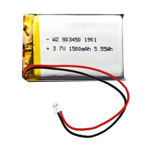 3.7V 803450 703450 103450 903450 smart insulation cup battery lithium battery rechargeable battery